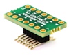 DIP-14 (0.3" width, 0.1" pitch) to SOIC-14 Wide (1.27mm pitch, 300 mil body) Adapter