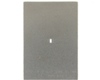 DFN-12 (0.4 mm pitch, 2.5 x 2.5 mm body) Stainless Steel Stencil