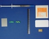 BGA-4 (0.35 mm pitch, 0.64 x 0.64 mm body) PCB and Stencil Kit